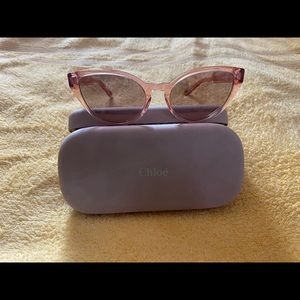 Chloe rose gold cat eye